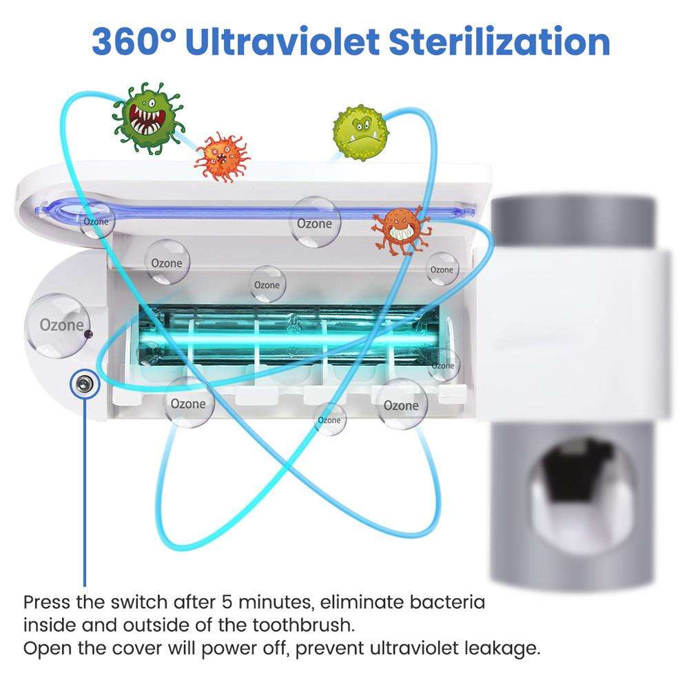 UV Toothbrush Sterilizer Holder