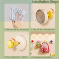 Rotating Vacuum Suction Wall Hook (Pack of 4)