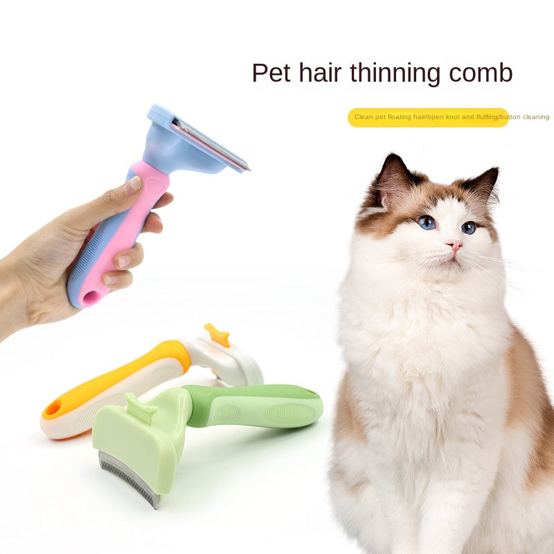 One Click Pet Hair Removal Comb