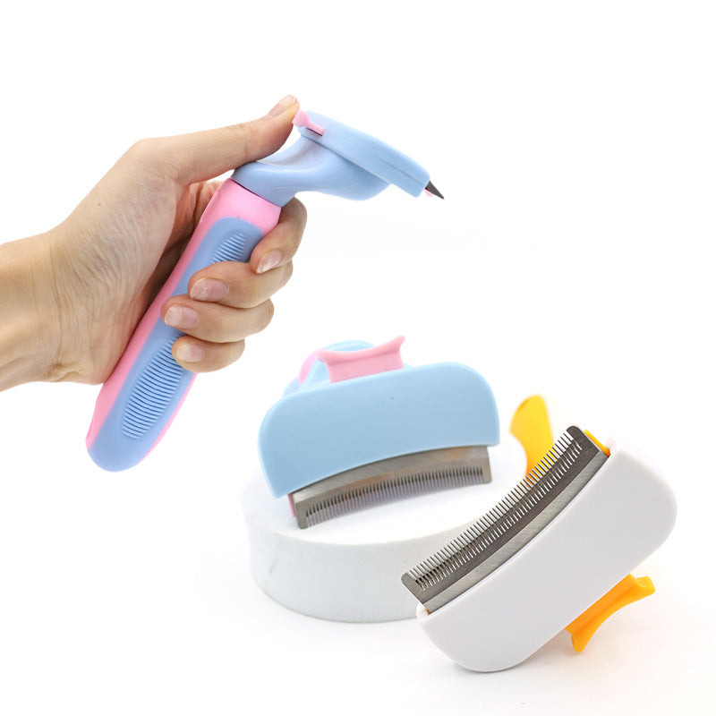 One Click Pet Hair Removal Comb