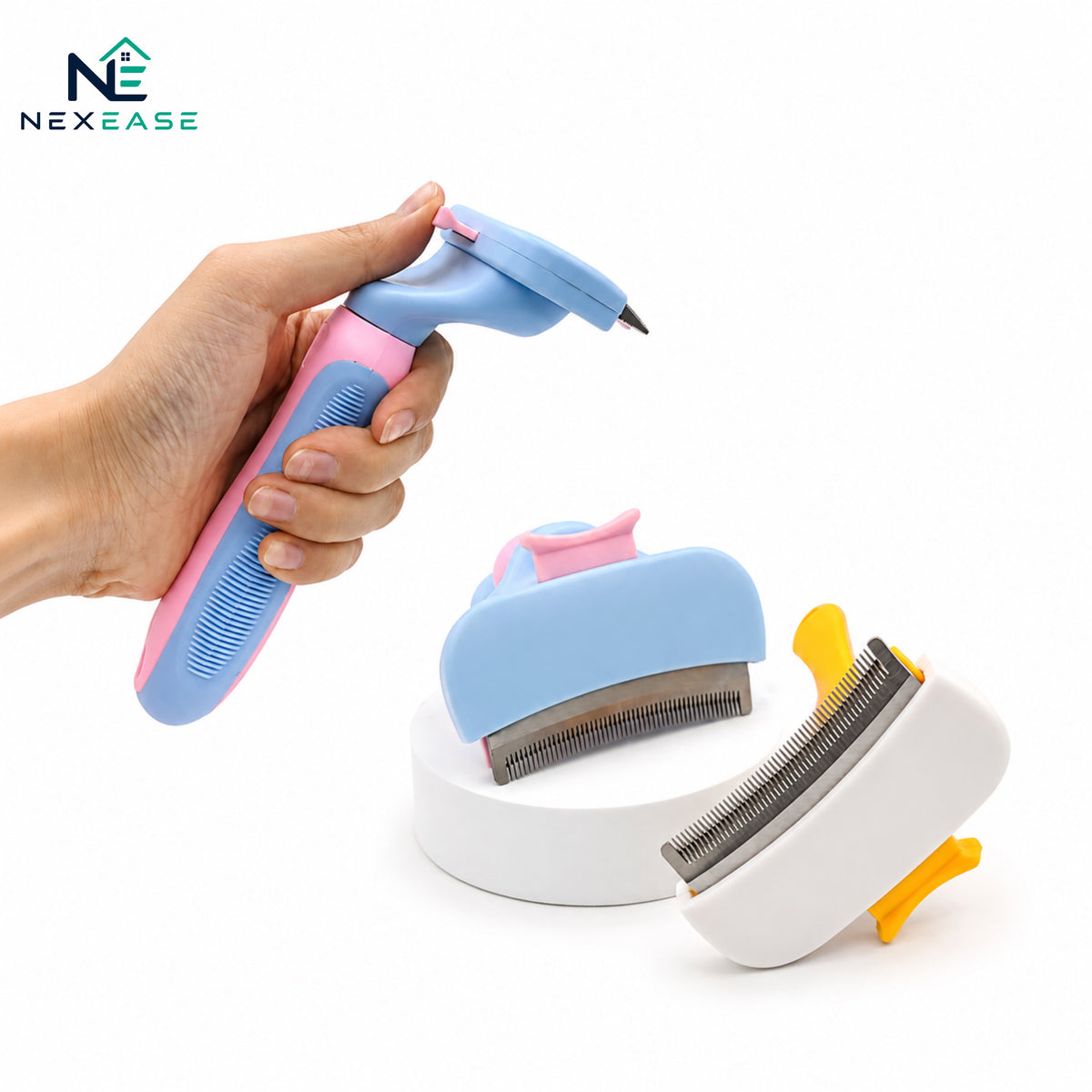One Click Pet Hair Removal Comb