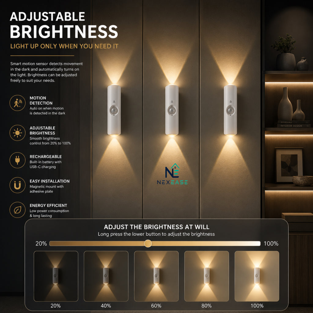 Body Sensor Magnetic Colorful Gradient LED Lamp