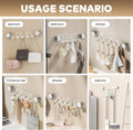 Heavy-Duty Wall-Mounted Suction Hooks