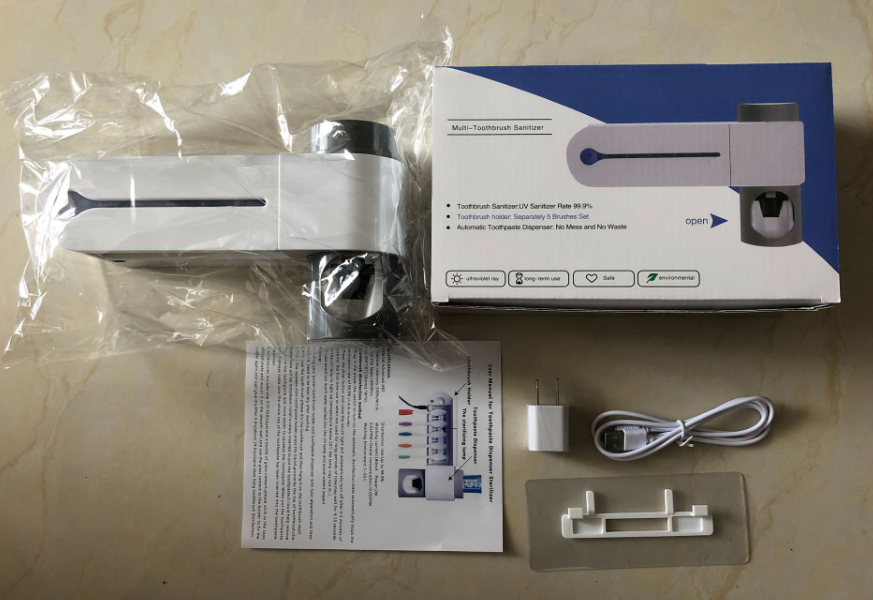 UV Toothbrush Sterilizer Holder